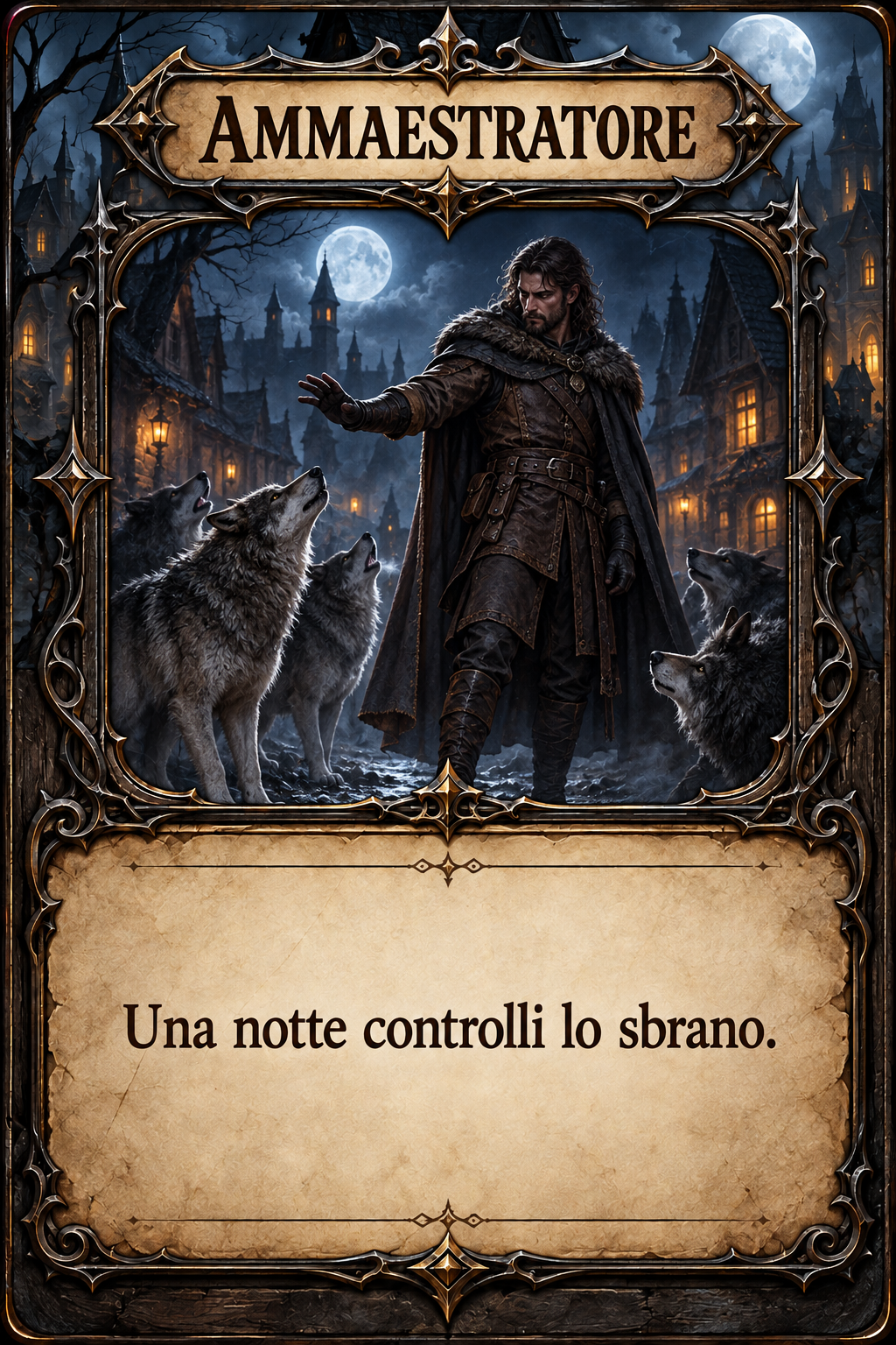 Carta Ammaestratore di Lupus in Fabula