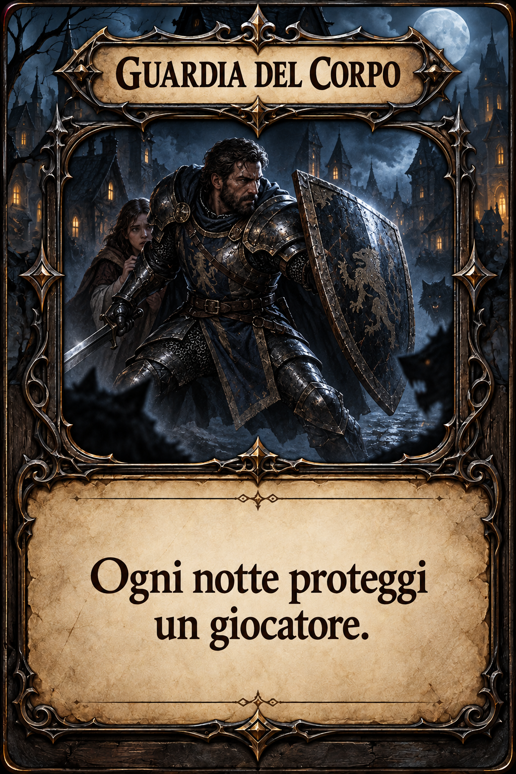 Carta Guardia del Corpo di Lupus in Fabula