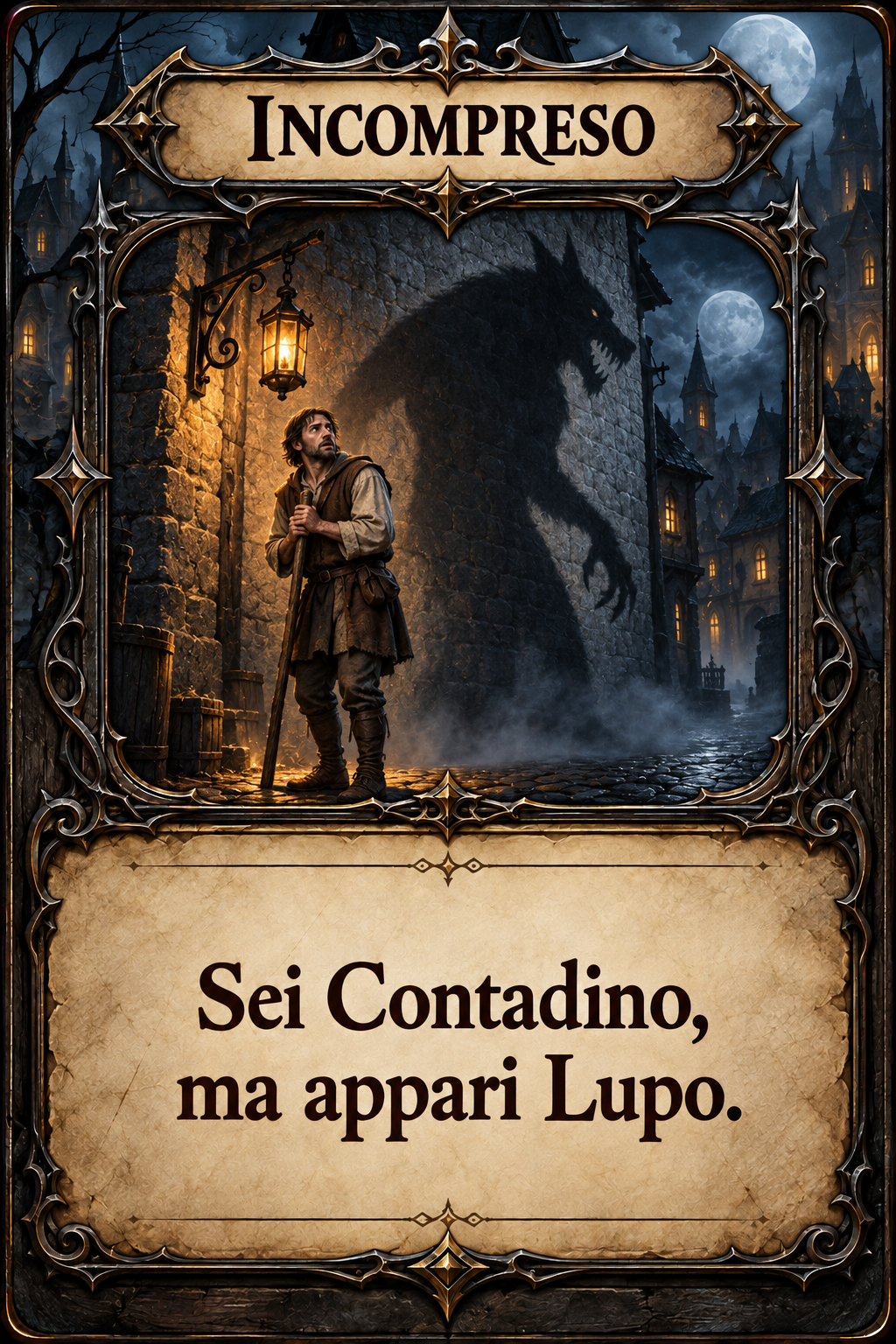 Carta Incompreso di Lupus in Fabula