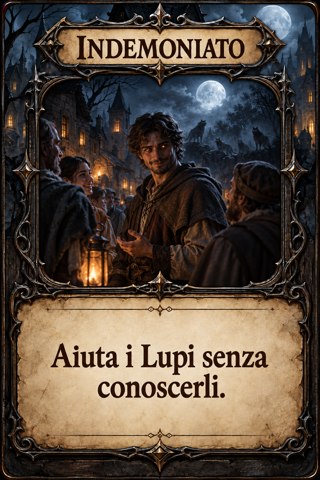 Carta Indemoniato di Lupus in Fabula