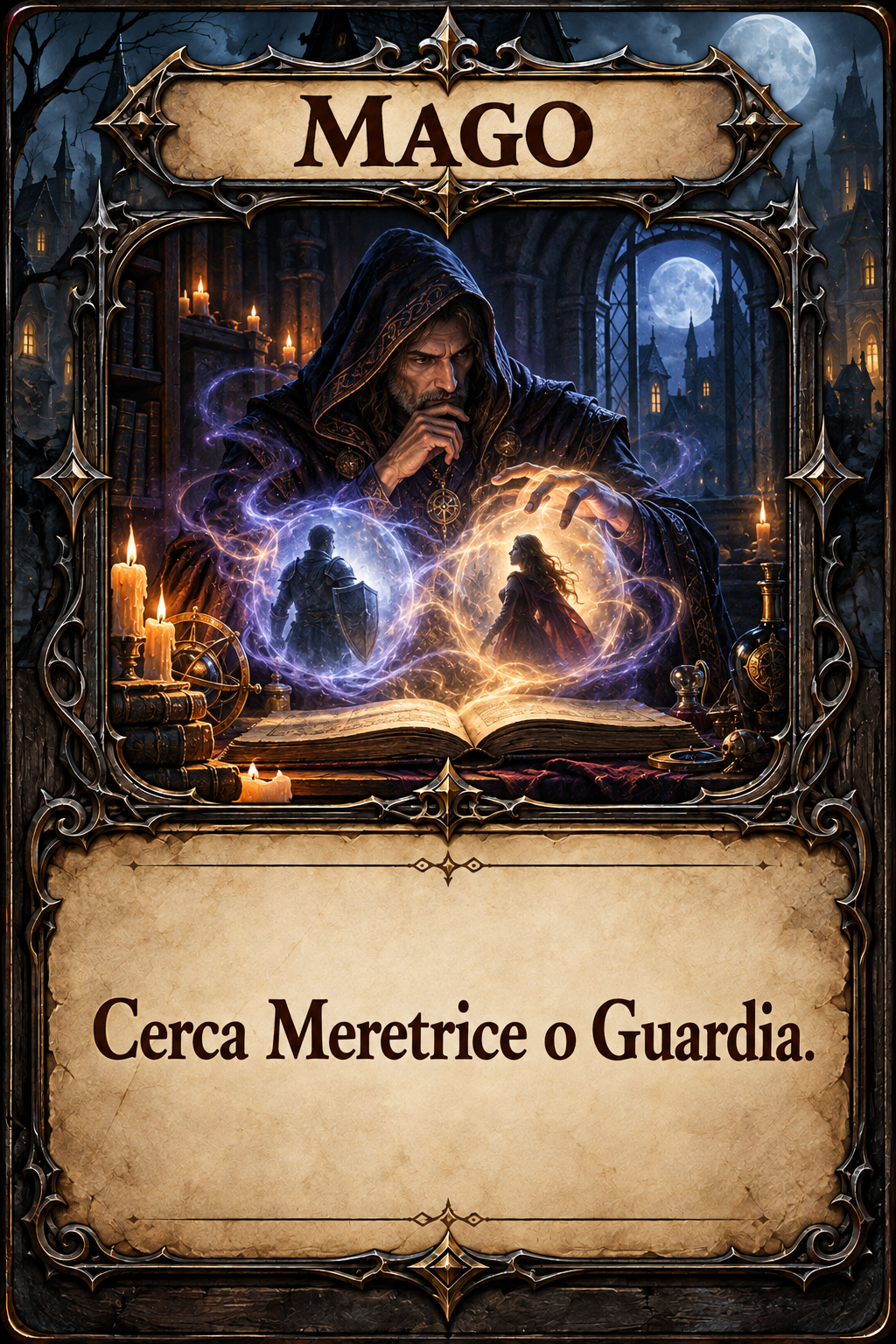 Carta Mago di Lupus in Fabula
