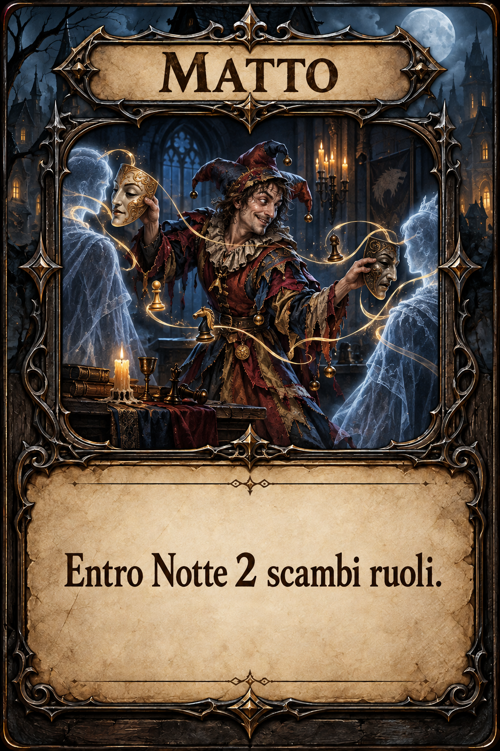 Carta Matto di Lupus in Fabula
