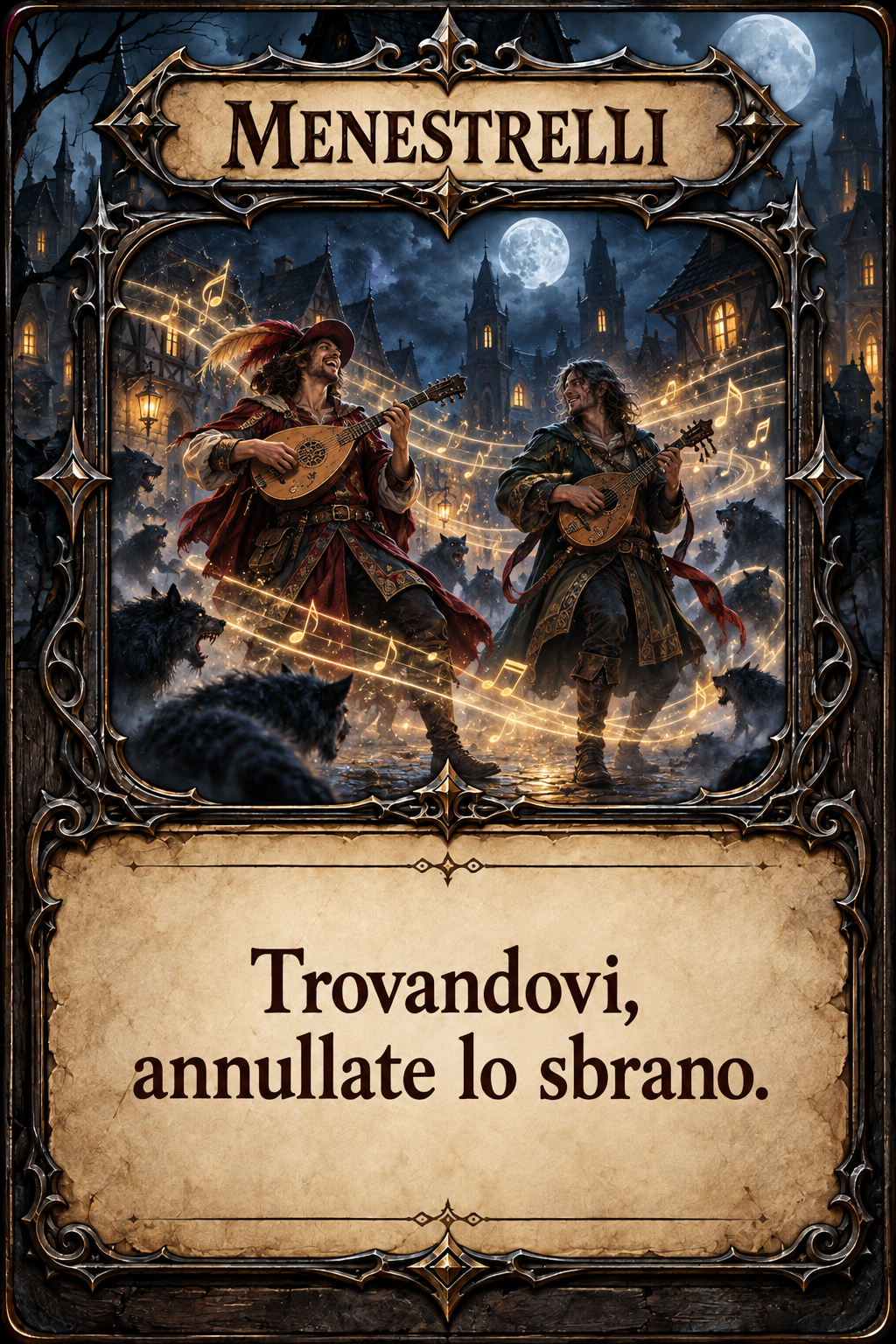 Carta Menestrelli di Lupus in Fabula