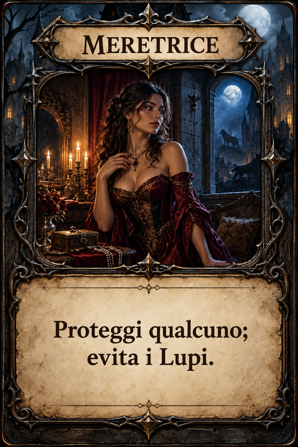 Carta Meretrice di Lupus in Fabula
